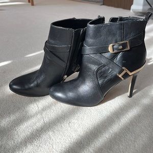Leather boots